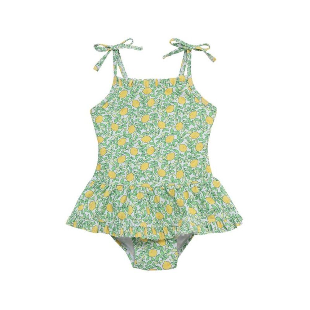 Little Me Lemon Swimsuit
